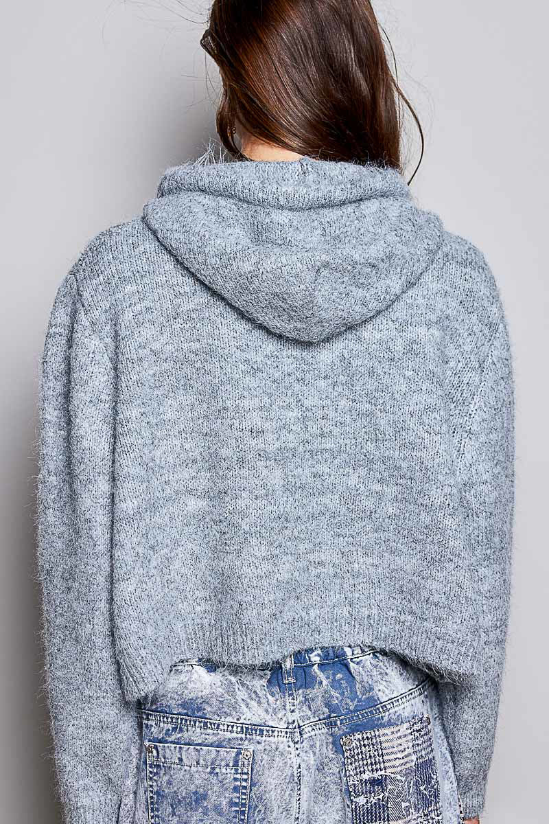 POL Super Cozy Plush Hoodie Sweater