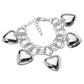 Chunky Heart Charm Bracelet