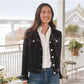 Velvet and Golden Hardware Jacket