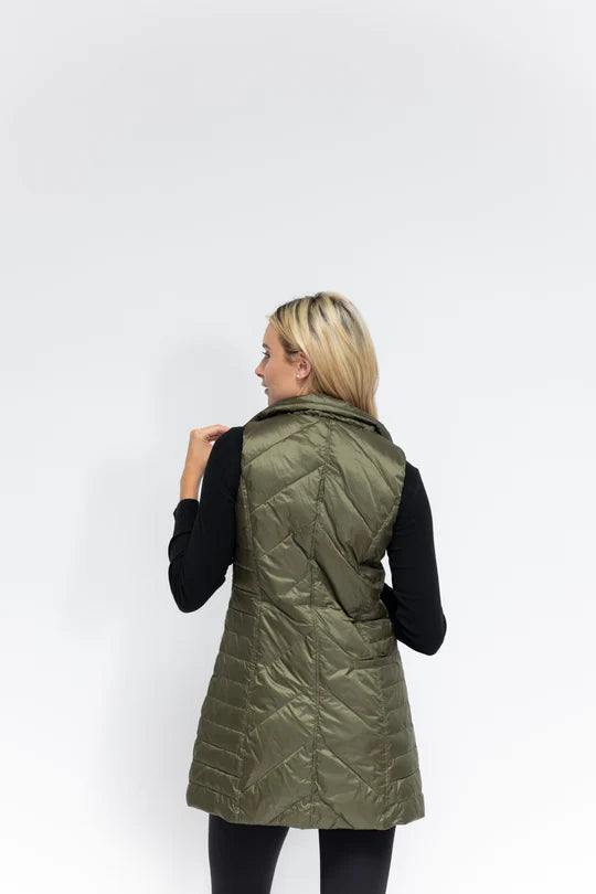 My Anorak Chevron Quilted Vest