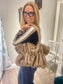 Lux Faux Fur Handbag with Braided Handle