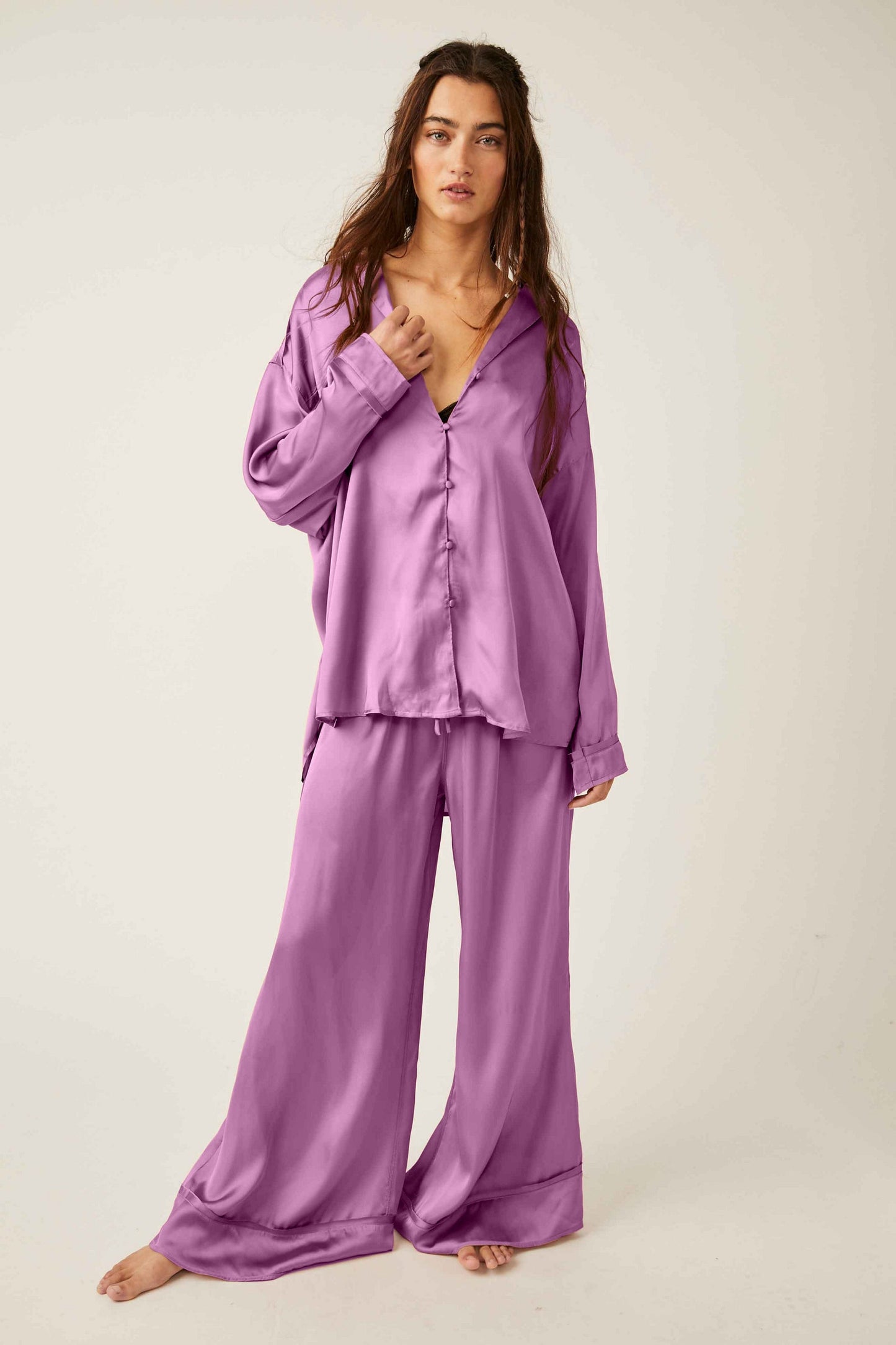 Free People Dreamy Days Pajamas In Forest Pool