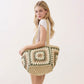 Granny Square Crochet Tote Bag