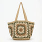 Granny Square Crochet Tote Bag