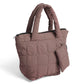 Quilted Puffer Handbag Set