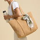 Grid Pattern Everyday Tote Bag