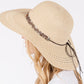 Wide Brim Sun Hat with Evil Eye