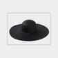 Solid Wide Brim Straw Sun Hat