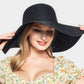 Solid Wide Brim Straw Sun Hat