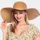 Solid Wide Brim Straw Sun Hat