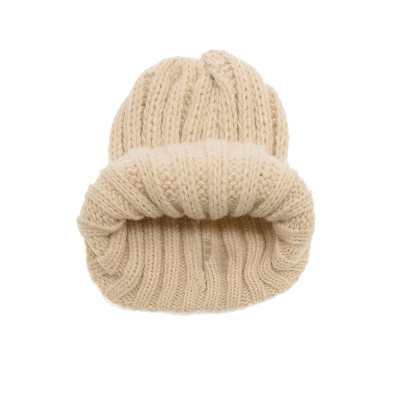 Joy Susan Thick Ribbed Beanie Hat