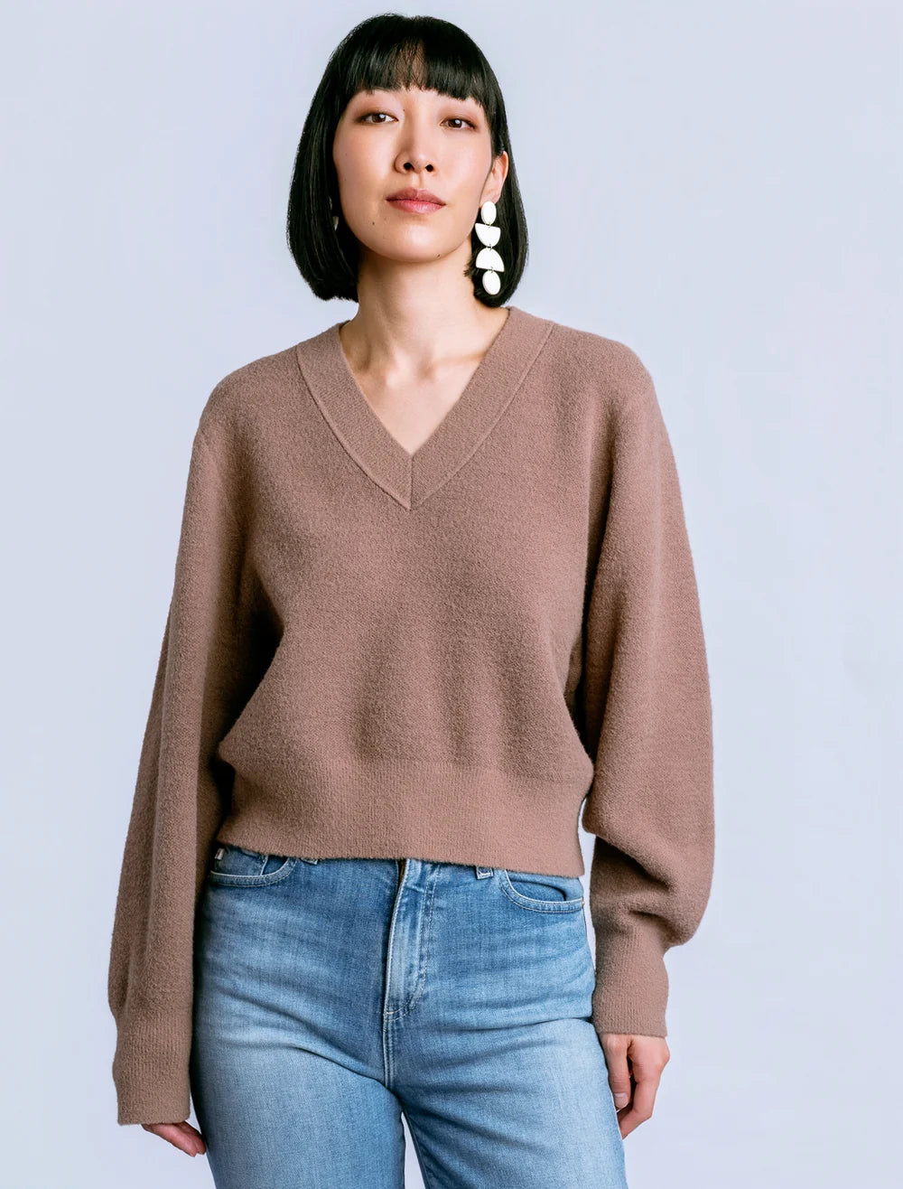 Kerisma V Neck Carrara Sweater