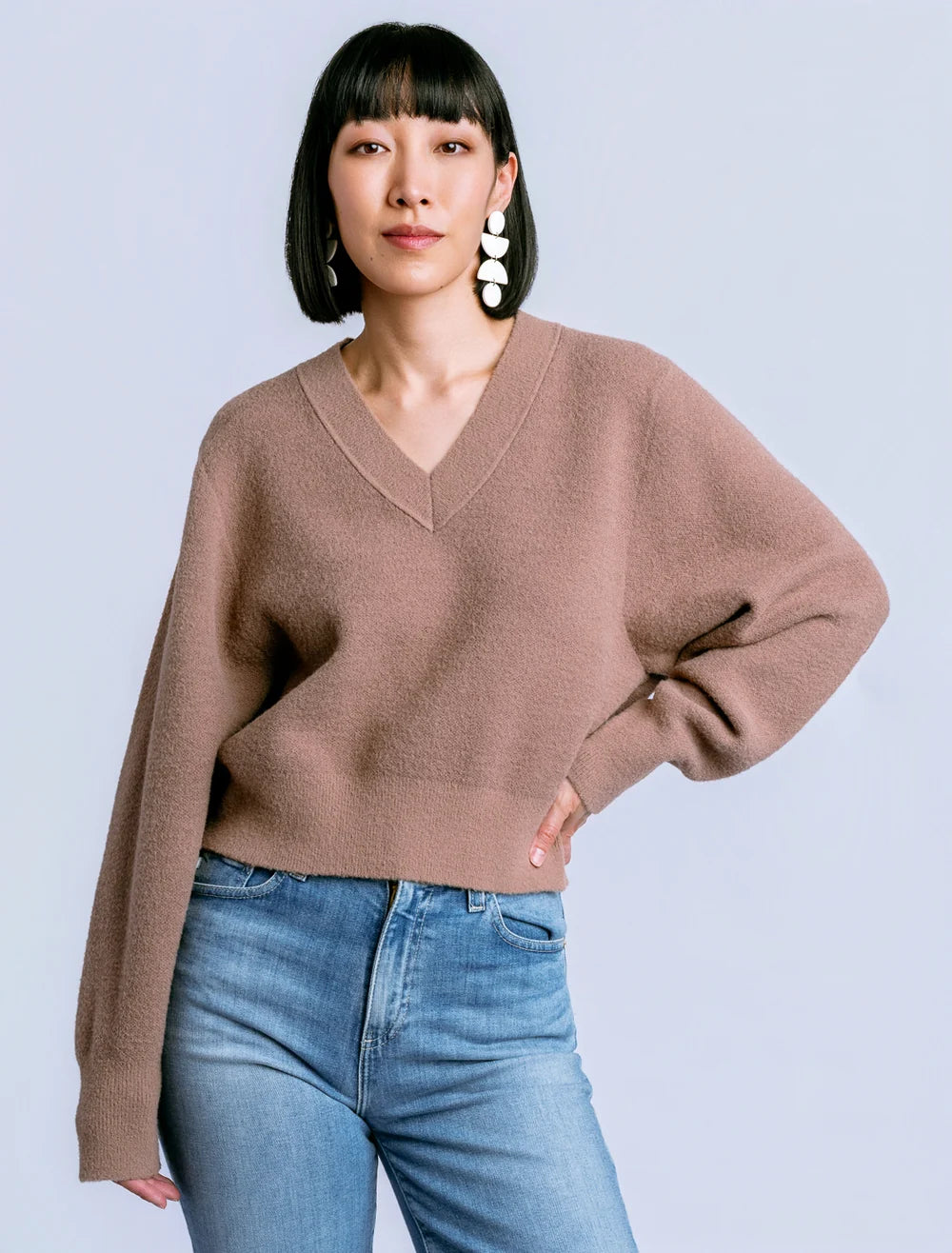 Kerisma V Neck Carrara Sweater