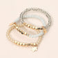 Star Charm Beaded Stretch Bracelets