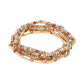 Faceted Beaded Stretch Multi Layered Bracelets