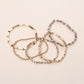 Faceted Beaded Stretch Multi Layered Bracelets