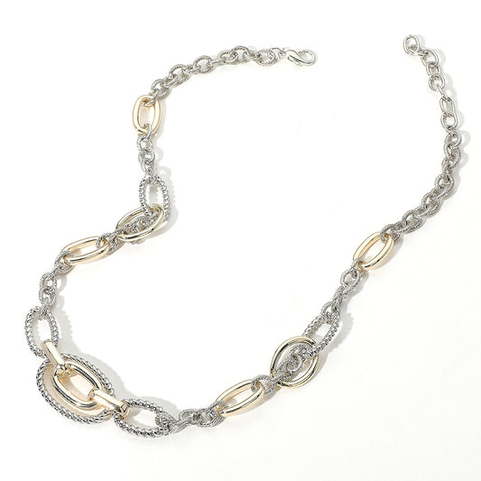 14K Gold Plated Twisted Rope Necklace