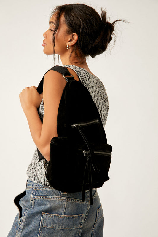 Free People Oxford Suede Sling Crossbody