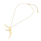 Stainless Steel Flying Swallow Bird Necklace