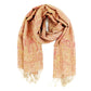 Metallic Paisley Printed Pashmina Scarf Shawl