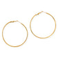 Golden Skinny Hoop Earrings