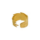 Golden Feather Ring