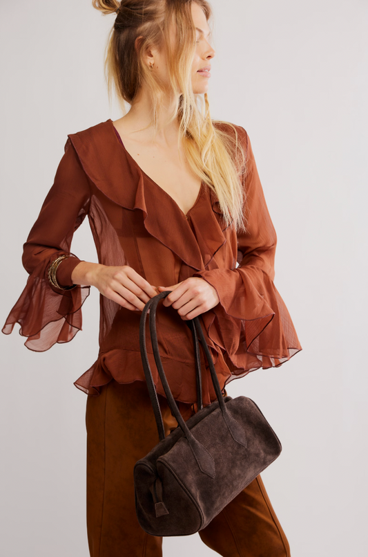 Free People Sierra Suede Shoulder Bag