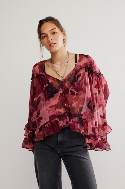 Free People Day Dreaming Blouse