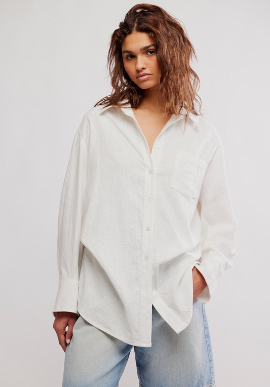 Free People Sabine Tailored Top