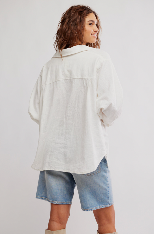 Free People Sabine Tailored Top