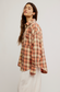 Free People Ashley Plaid Top
