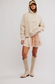 Free People Explorer Cable Hoodie Sweater