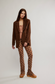 Free People Paper Cut Vegan Blazer