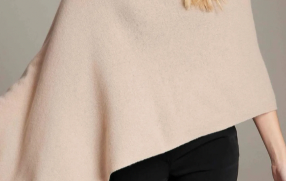 Alashan Mongolian Cashmere Poncho / Scarf