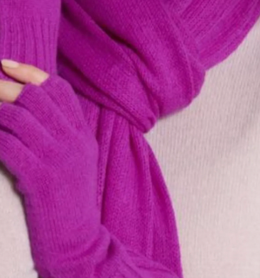 Alashan Mongolian Cashmere Poncho / Scarf