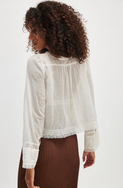 Free People Long Sleeve Evermore Top
