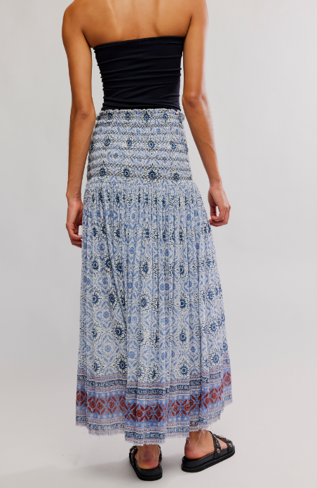 Free People Ravenna Printed Maxi Skirt / Dress