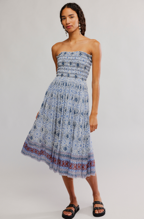 Free People Ravenna Printed Maxi Skirt / Dress