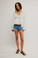 Free People Striped Linen Laurel Top