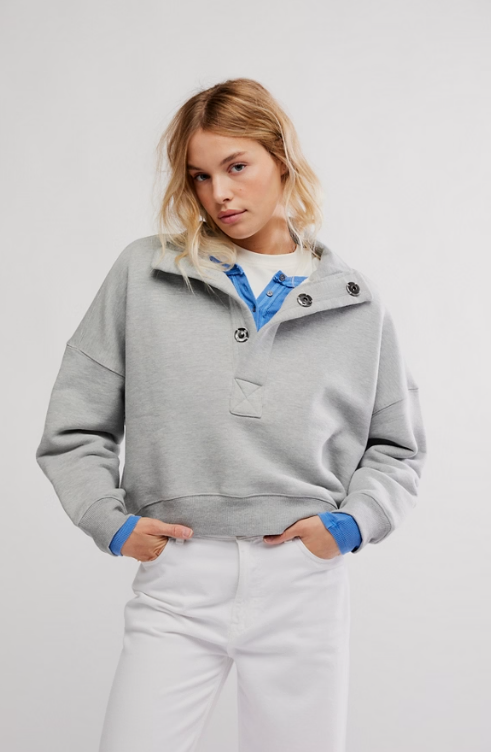 Free People Timeless Pullover Sweatshirt