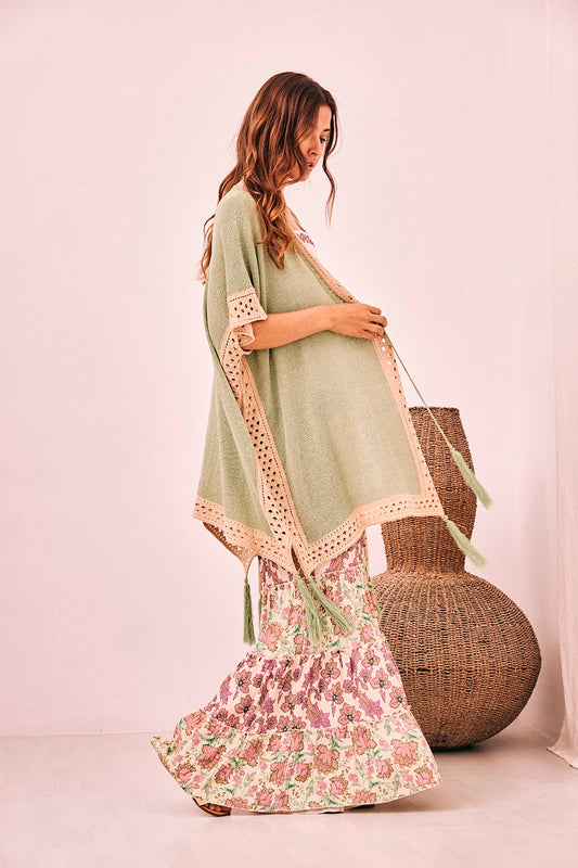 Nekane NKN Turquoise Kimono Top