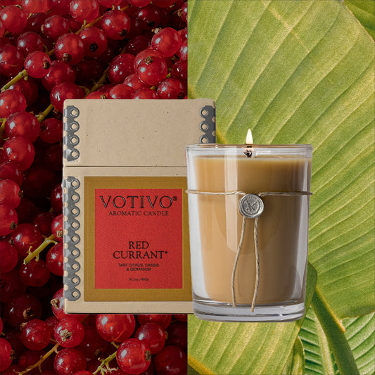 Votivo Red Currant Soy Candle