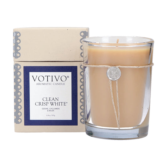 Votivo Clean Crisp White Soy Candle