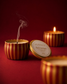 Votivo Striped Travel Tin Candle