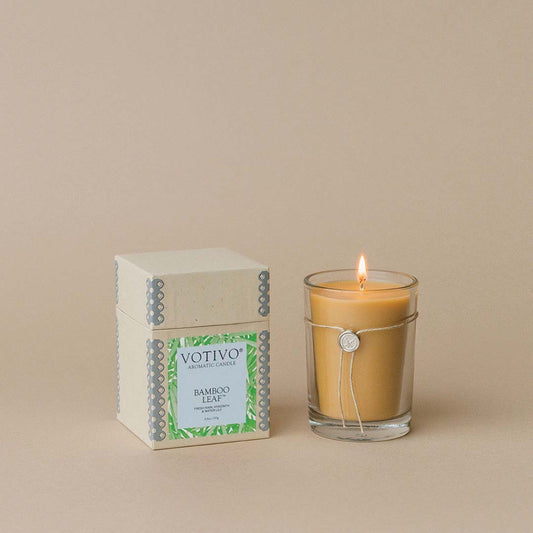 Votivo Bamboo Leaf Soy Candle