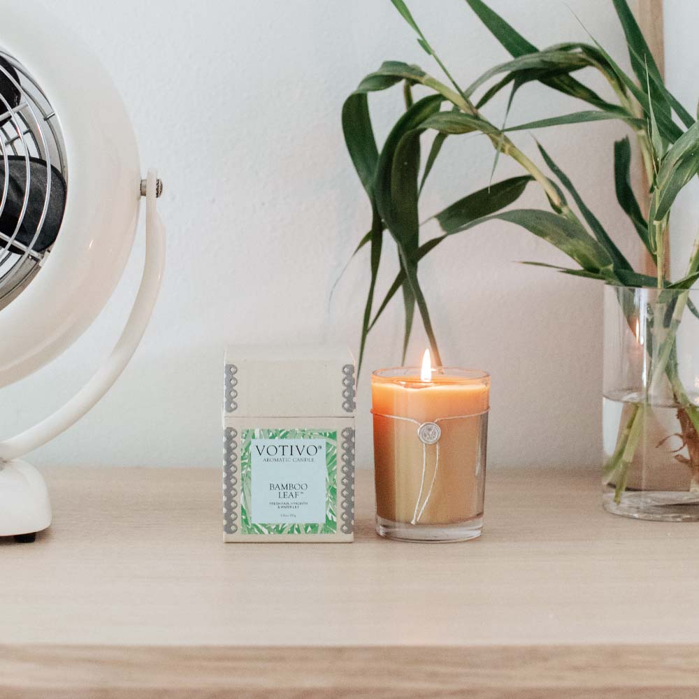 Votivo Bamboo Leaf Soy Candle
