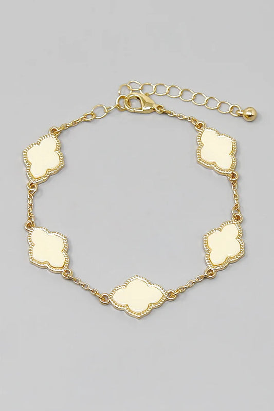 Vintage Frame Charm Station Bracelet