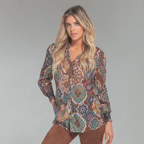 Paparazzi Happy Hippie Top - LARGE