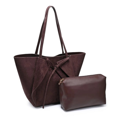 Soren Faux Suede Handbag