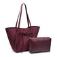 Soren Faux Suede Handbag